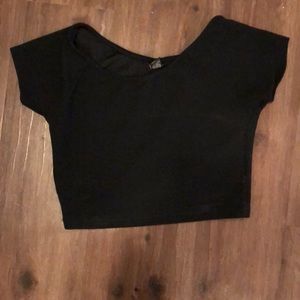 Black Crop Top